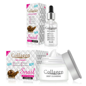 Snail Collagen Face Cream 80g & Snail Face Serum 30ml